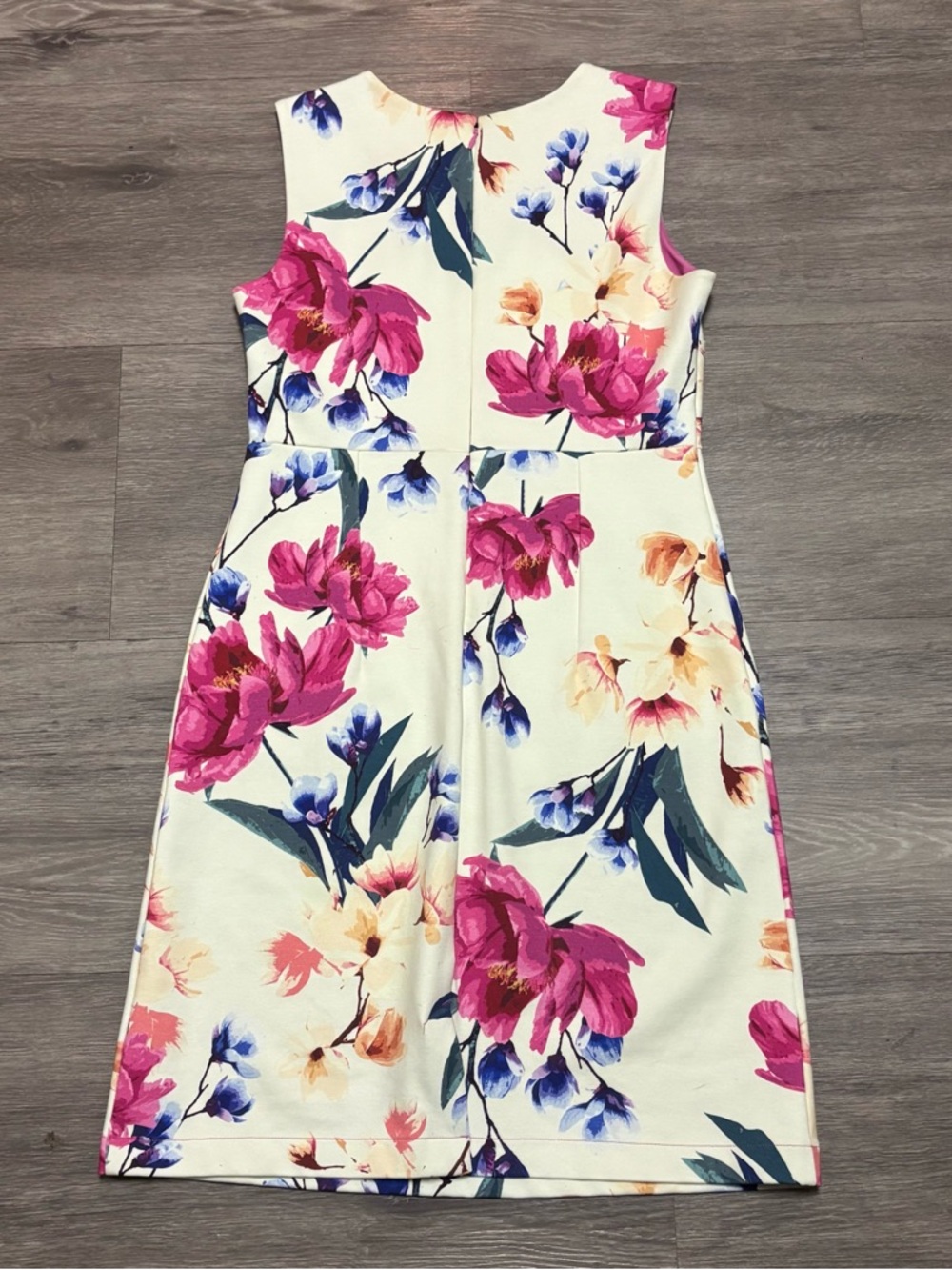 Lands' End Floral Sheath Dress with Pockets | Size 2P - Picture 3 of 13